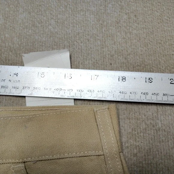 Vintage Carhartt Shorts Men's 34 Beige B25 WET Duck Canvas Carpenter Work - Picture 6 of 7